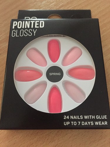 Spring pointed glossy false - glossy,