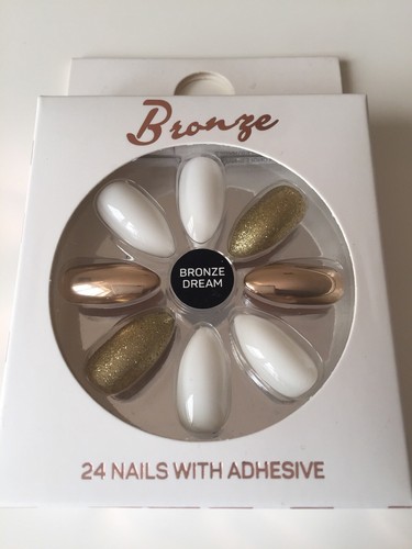 Bronze dream false nails - bronze,