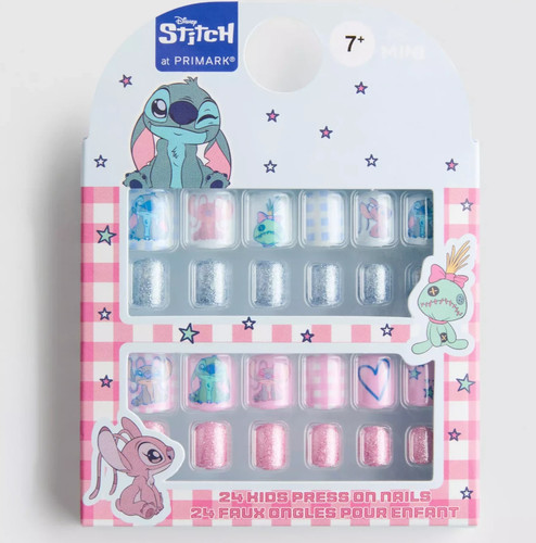 Girls lilo stitch false nails - girls,