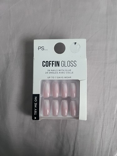 Coffin gloss press nails - on,