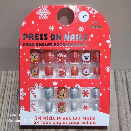 Girls kids xmas press - press, on