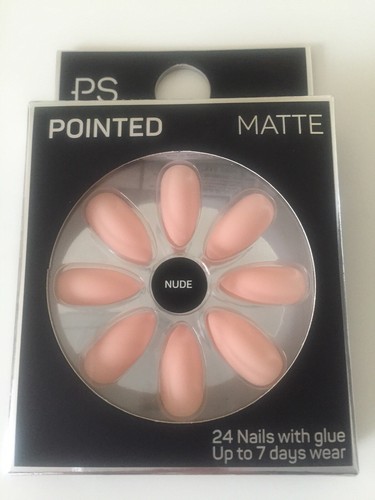 Nude pointed matte false - matte,