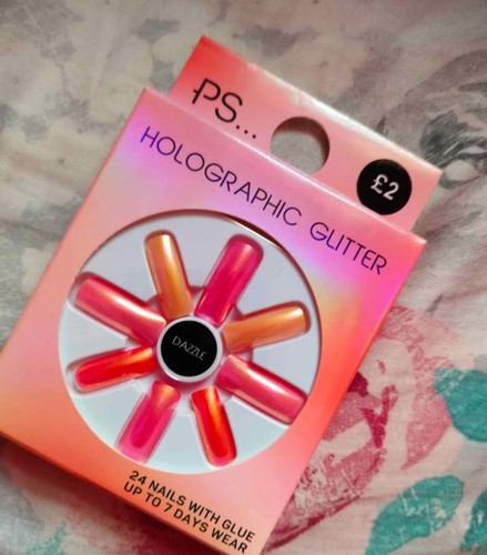 Dazzle aurora pink square tip - ,