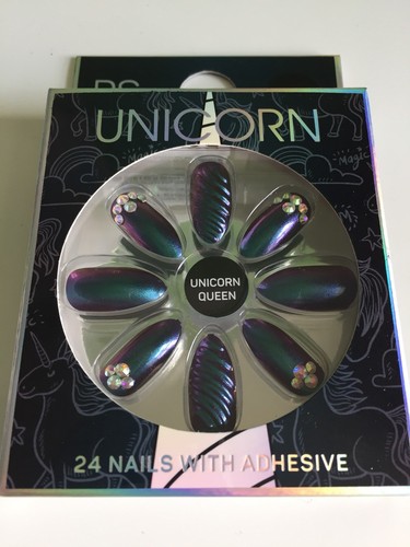 Unicorn queen false nails - nails,