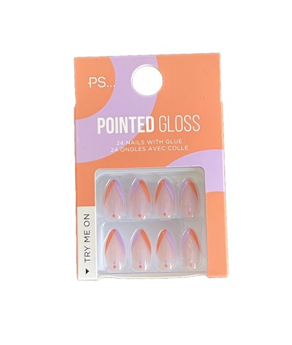 False nails 24pcs with glue - nails,