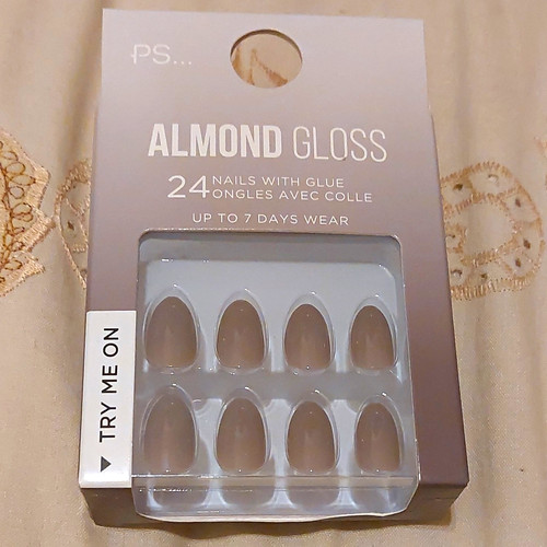 Almond gloss press - almond, press-on
